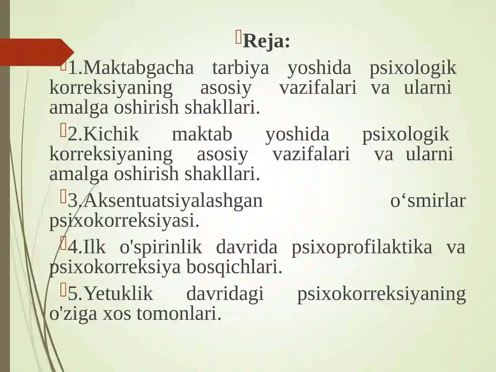 Ontogenetik taraqqiyot inqirozlari psixokorrektsiyasi va psixoprofilaktikasi 2