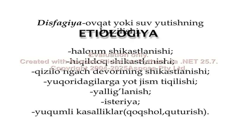 Disfagiya 2