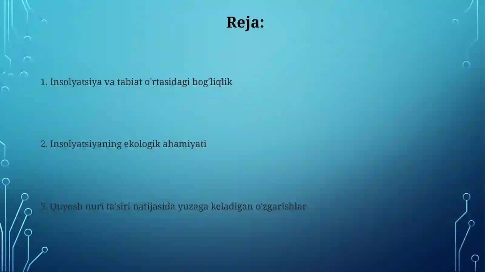 Insoning tabiatga ta'siri 2