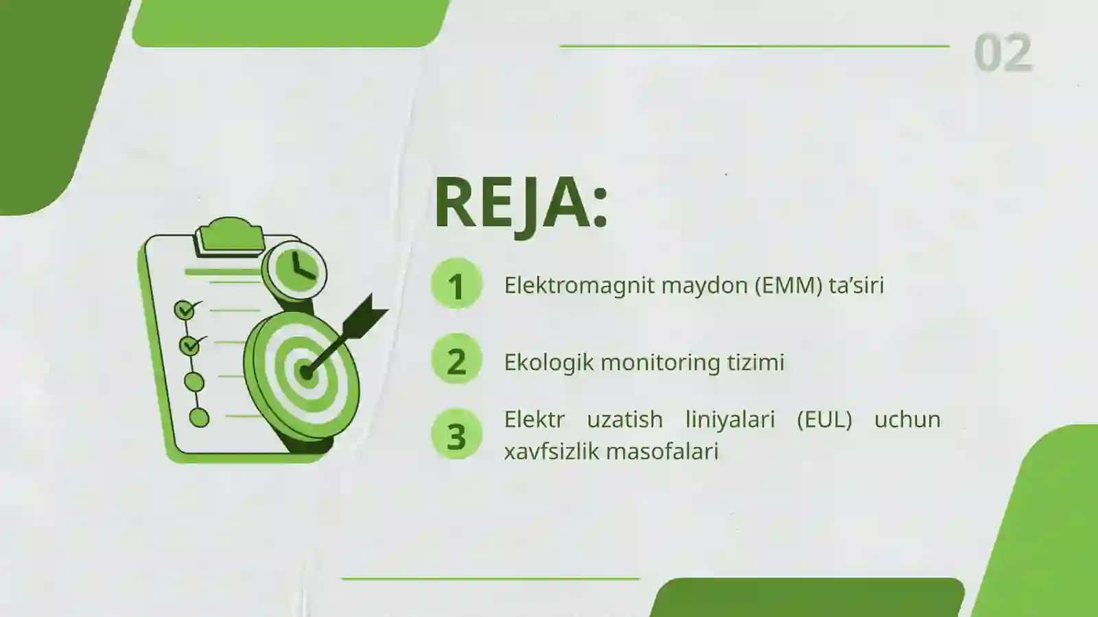YUQORI KUCHLANISHLI PATSANTSIYALARINING ATROF MUHITGA ELEKTROMAGNIT TA'SIRI VA EKOLOGIK MANITORINGI 2