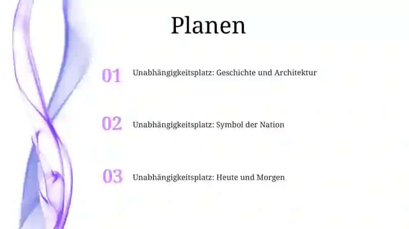 Unabhängigkeitsplatz: Geschichte und Architektur 2