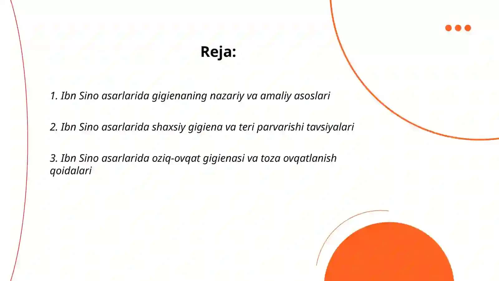 Ibn Sino asarlarida gigiena nazariyasi 2