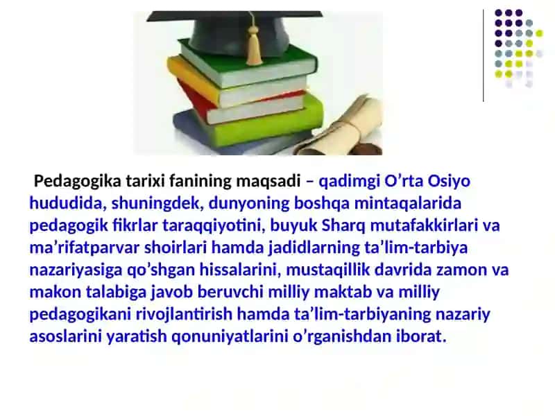 Pedagogik fikrlar taraqqiyoti va tarixiyligi 2