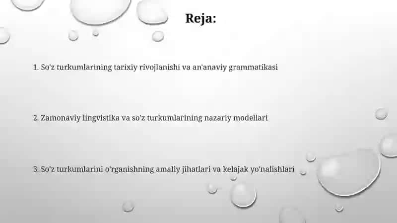 Soʻzturkumlarini oʻrganishga oid adabiyotlar roʻyhati 2