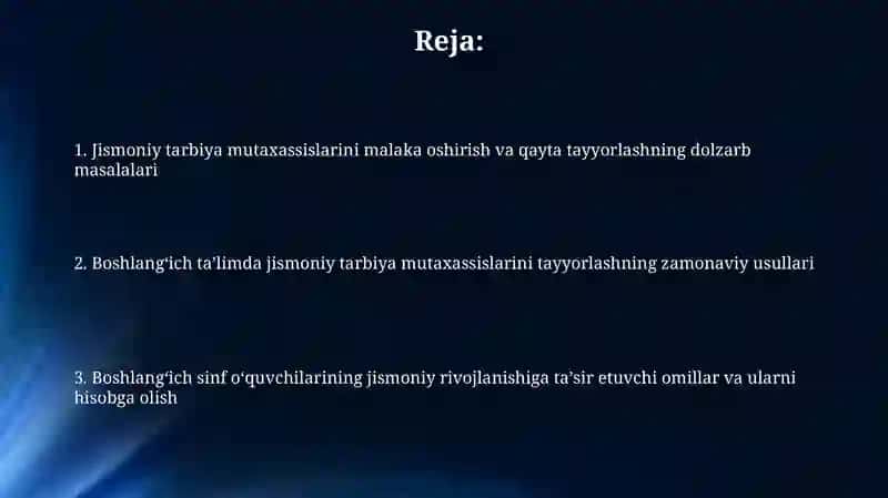 Jismoniy tarbiya mutaxassislarini tayyorlashning nazariy asoslari 2