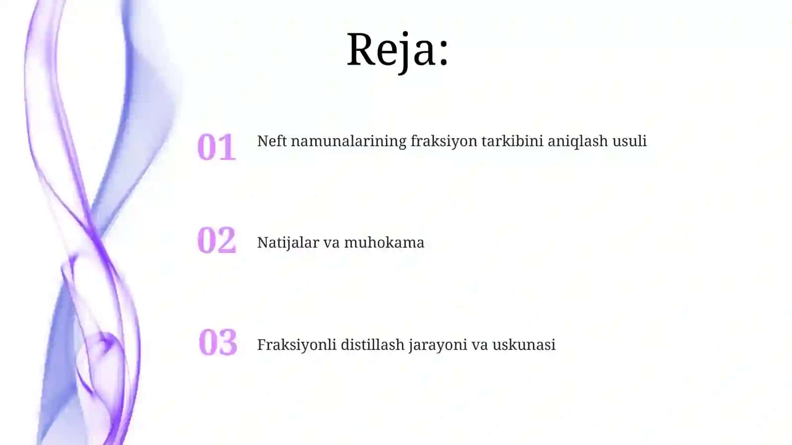 Neft namunalarining fraksiyon tarkibini aniqlash usuli 2
