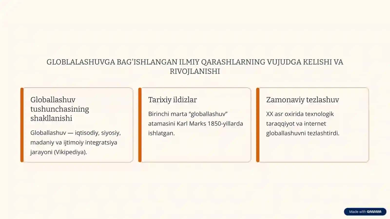Jahon iqtisodiyoti globallashuvi: Konsepsiyalar, rivojlanish va yo‘nalishlar 2