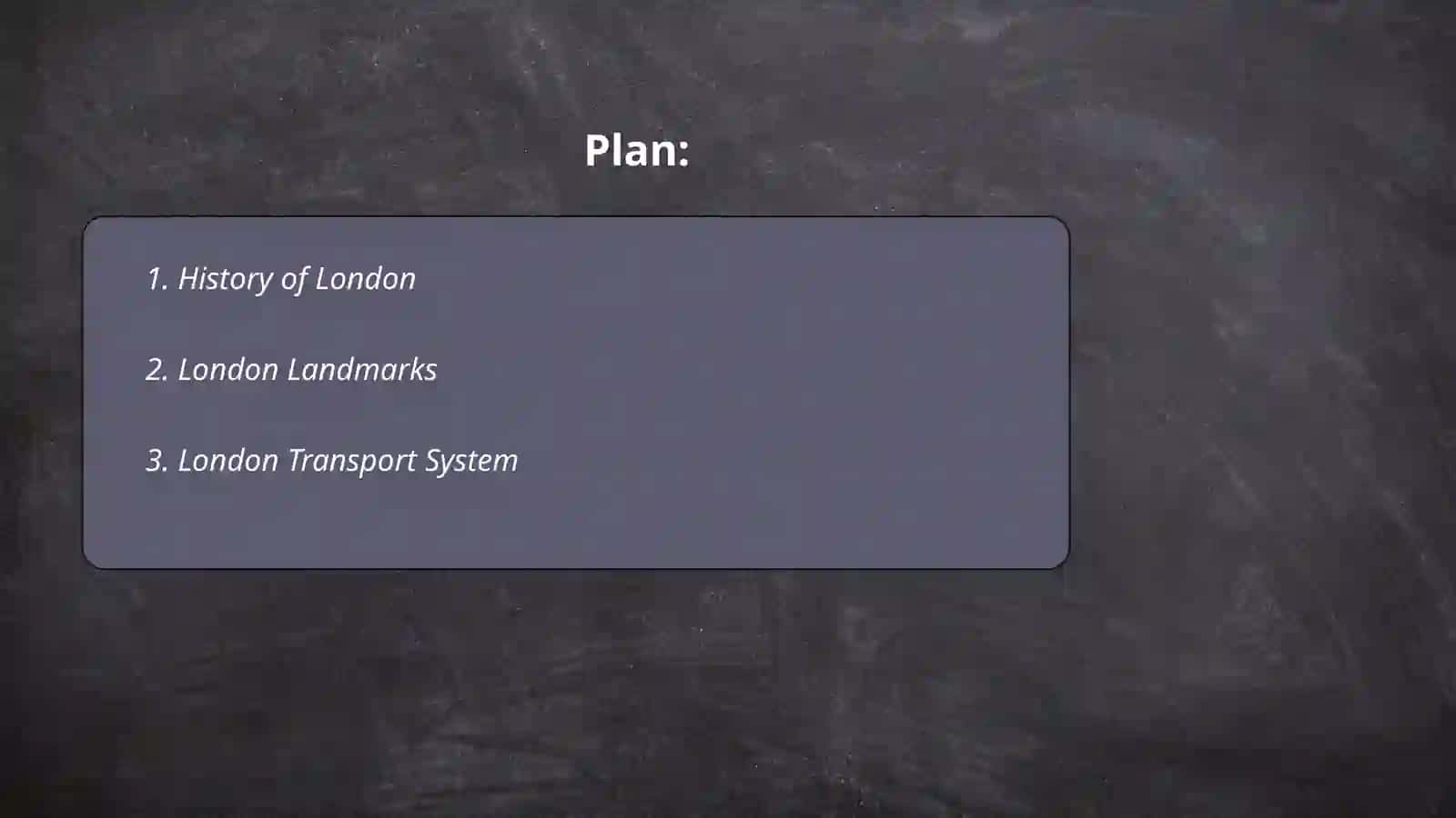 London History Presentation 2