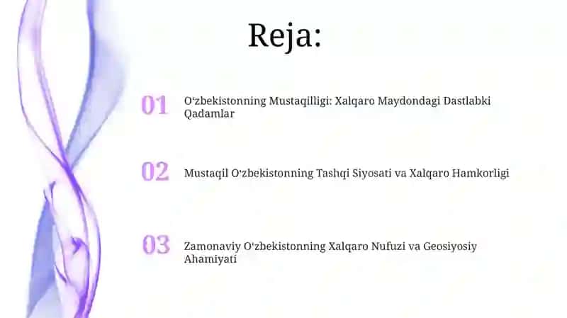 O‘zbekistonning Mustaqilligi: Xalqaro Maydondagi Dastlabki Qadamlar 2