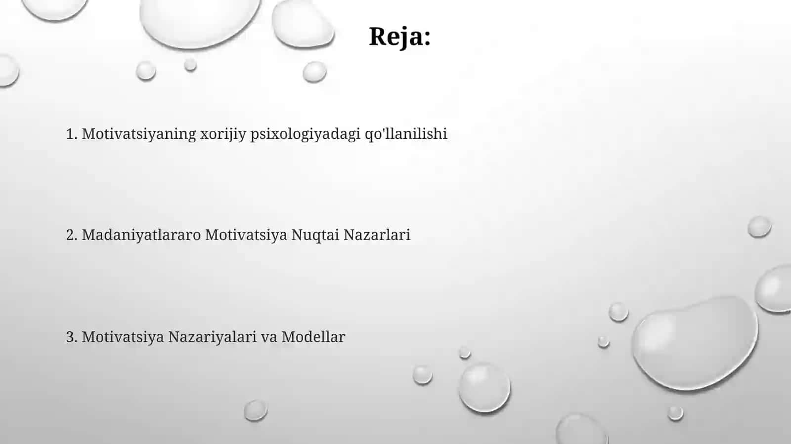 Xorij psixologiyasida motivatsiya muammosi 2