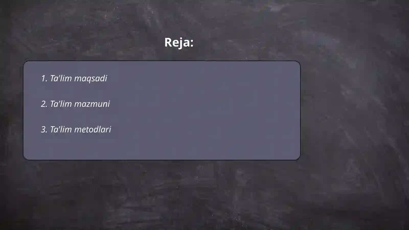 Didaktikaning asosiy kategoriyalari 2