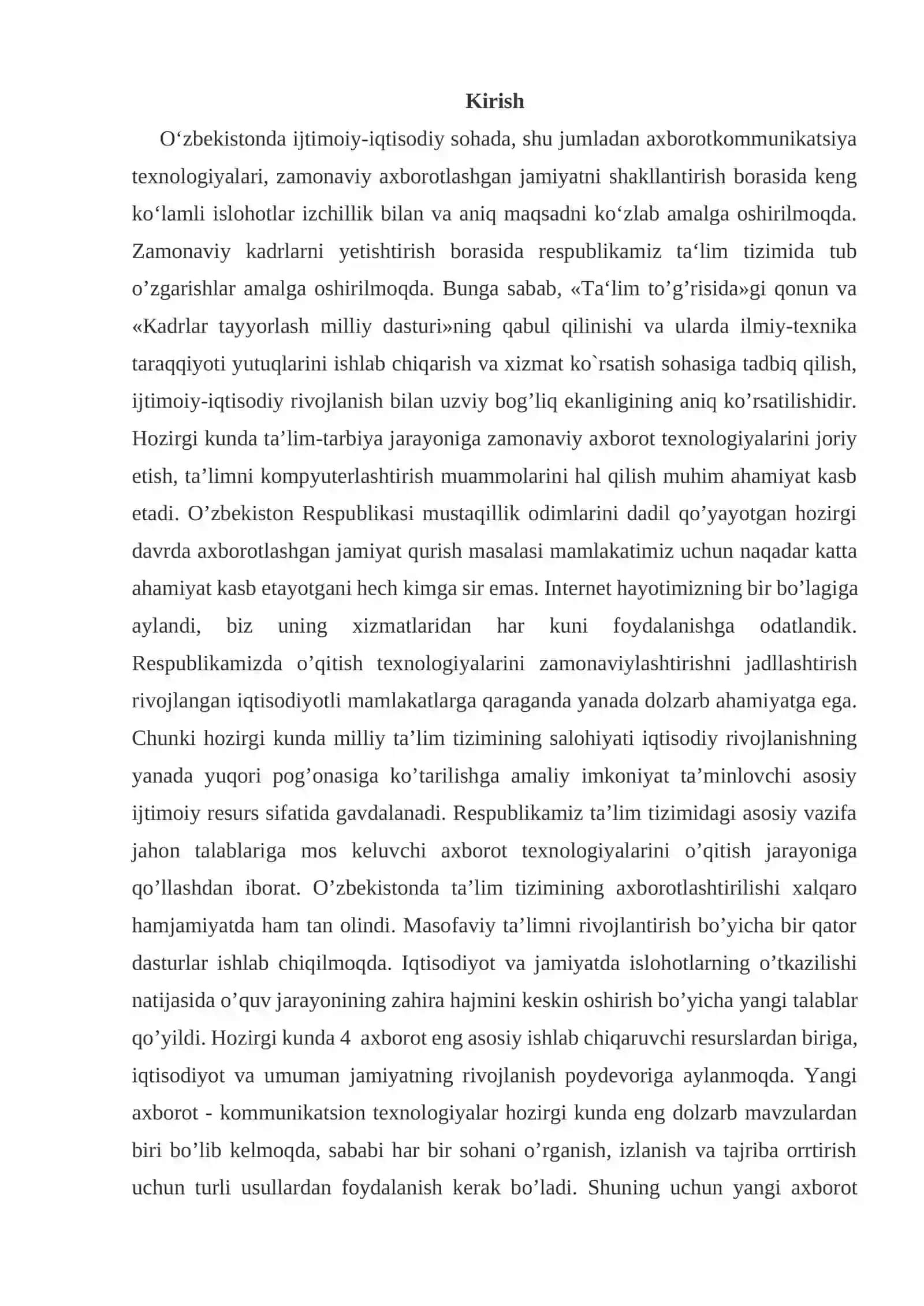 Zamonaviy axborot texnologiyalari 2
