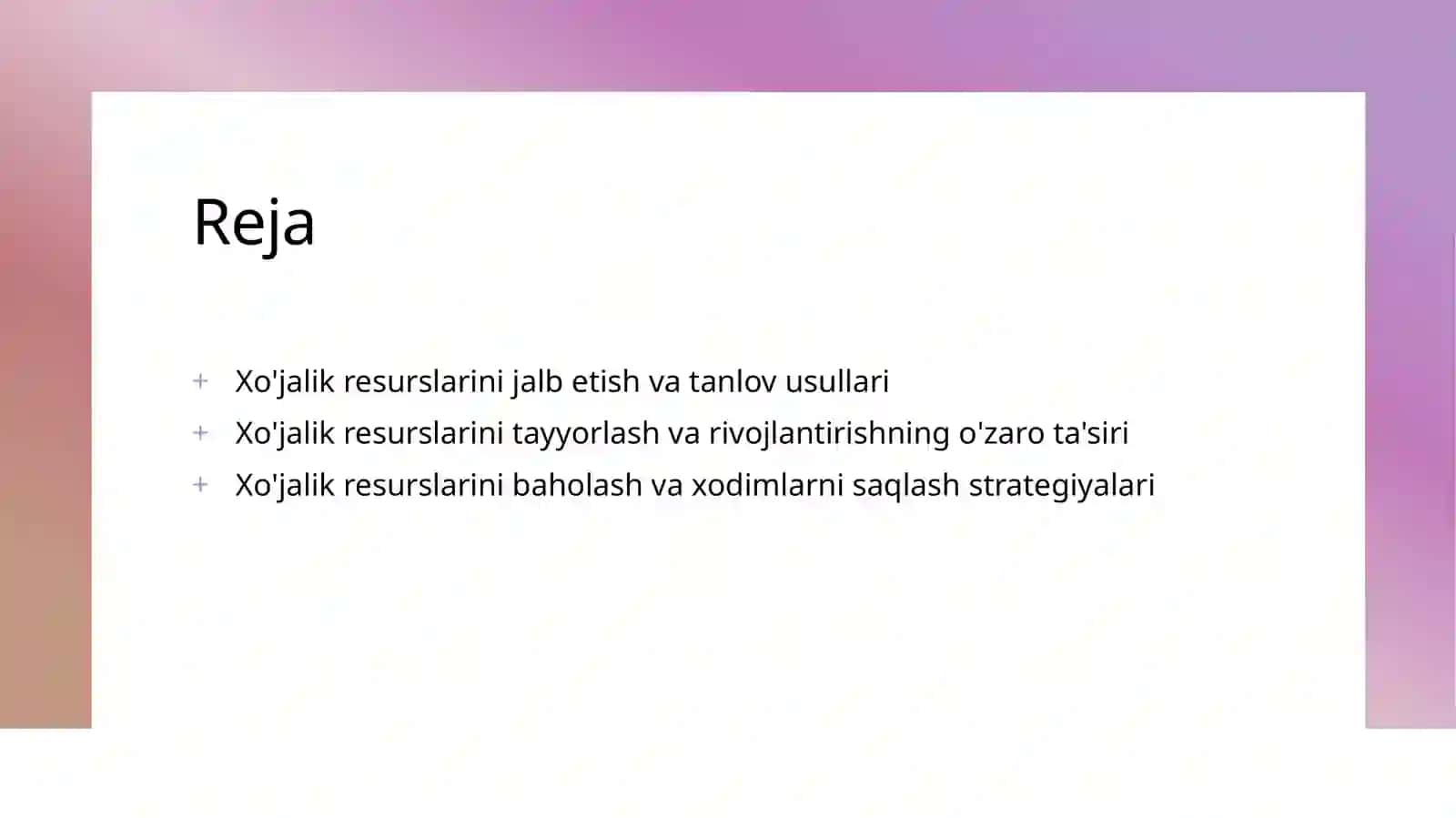 AQShda inson resurslarini boshqarish strategyasi 2