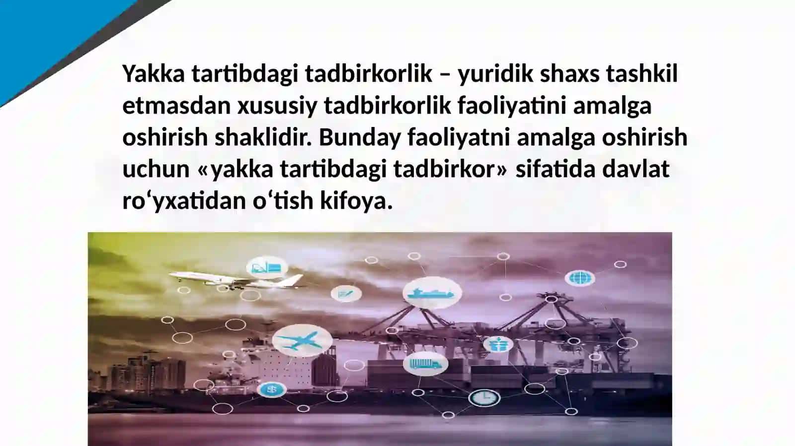 Yakka tartibdagi tadbirkorlik 2