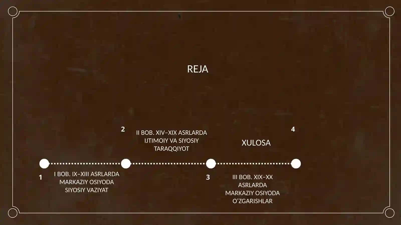 IX-XX asrlarda Markaziy Osiyoda siyosiy va ijtimoiy vaziyat 2