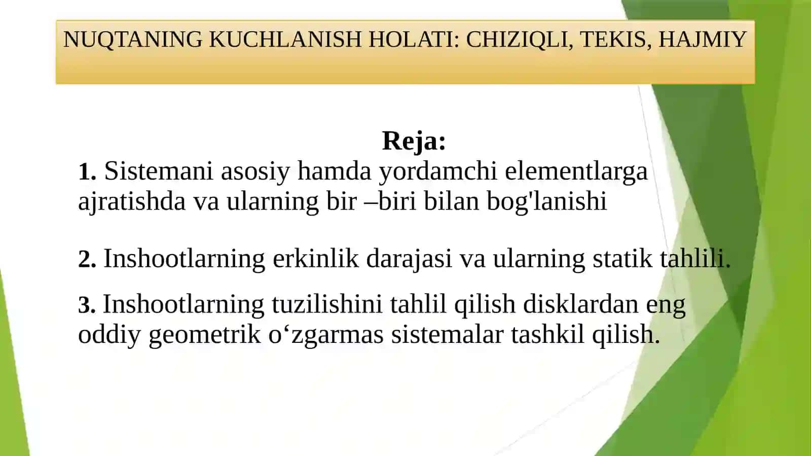 Gidrotexnika inshootlari va nasos stansiylar 2