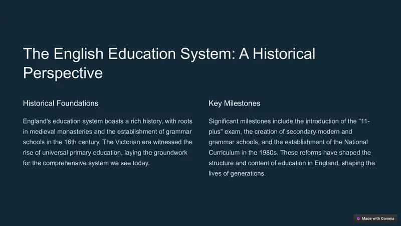 Education in England: A Comprehensive Overview 2