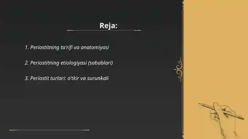 Periostit haqida 2