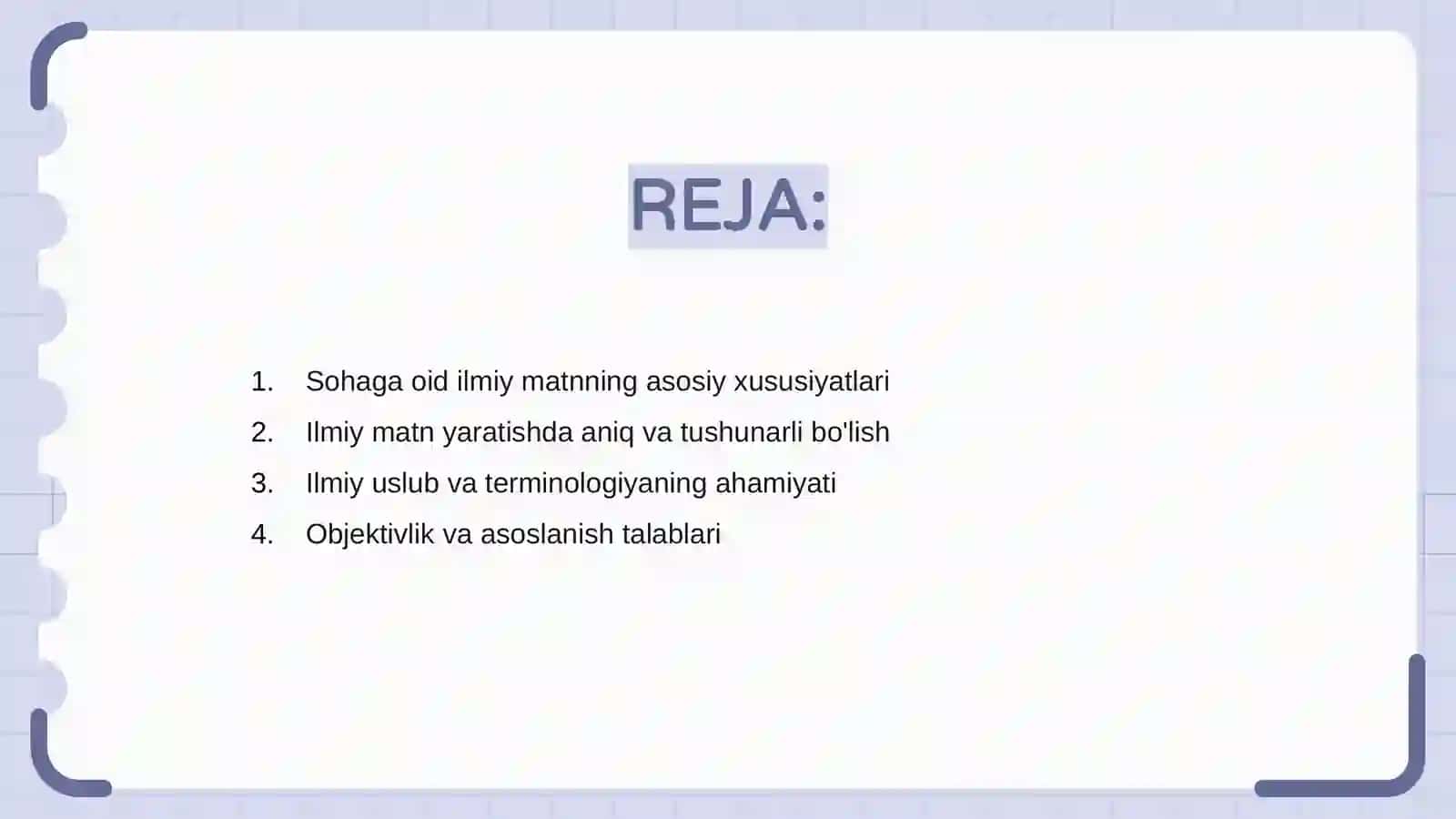 Sohaga oid ilmiy matn yaratishning oʻziga xos xususiyatlari 2