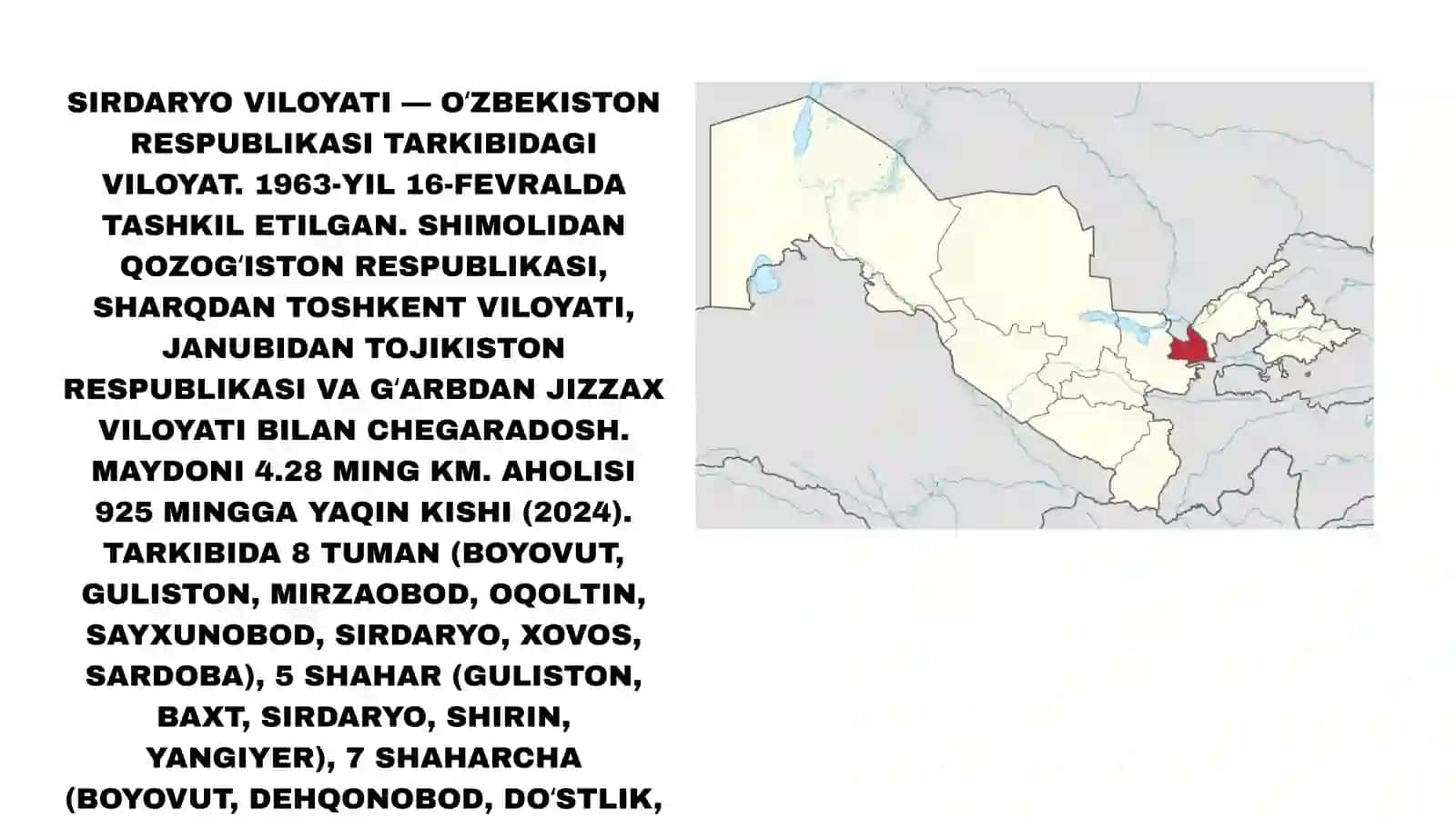 SIRDARYO.V 2
