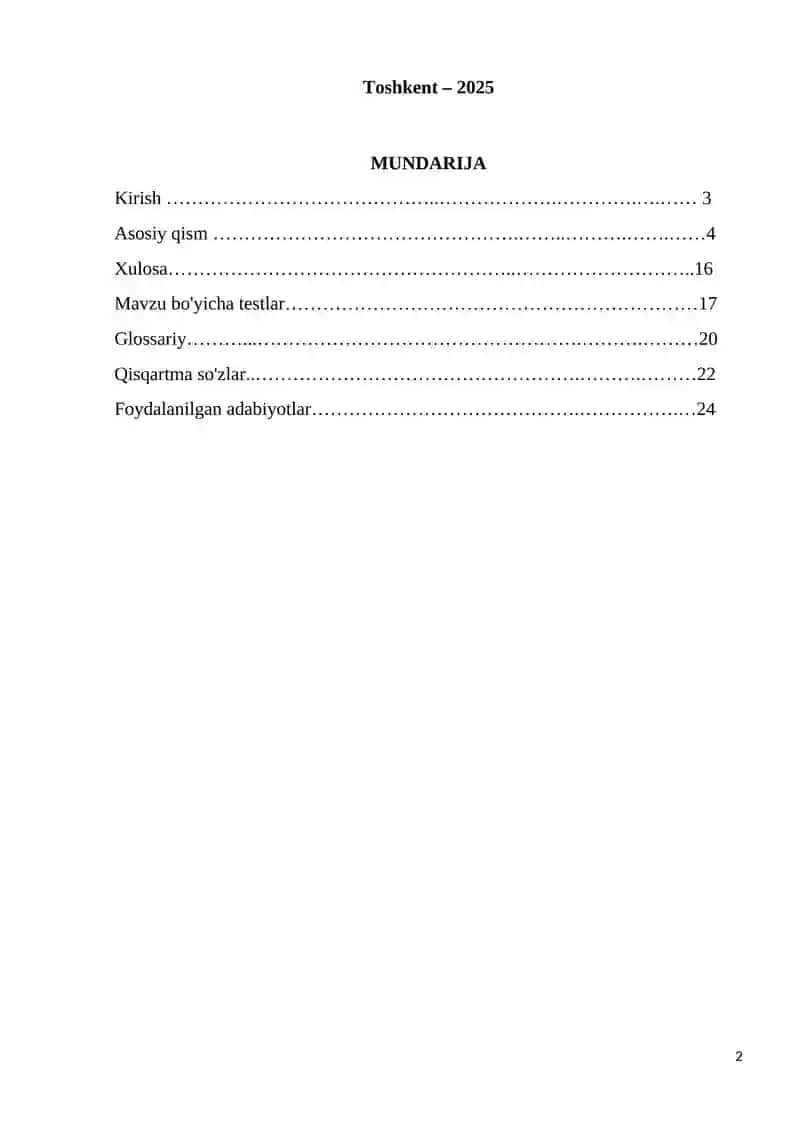 "Arterial bosimni aniqlashning fizik asoslari. Puls to‘lqini" 2