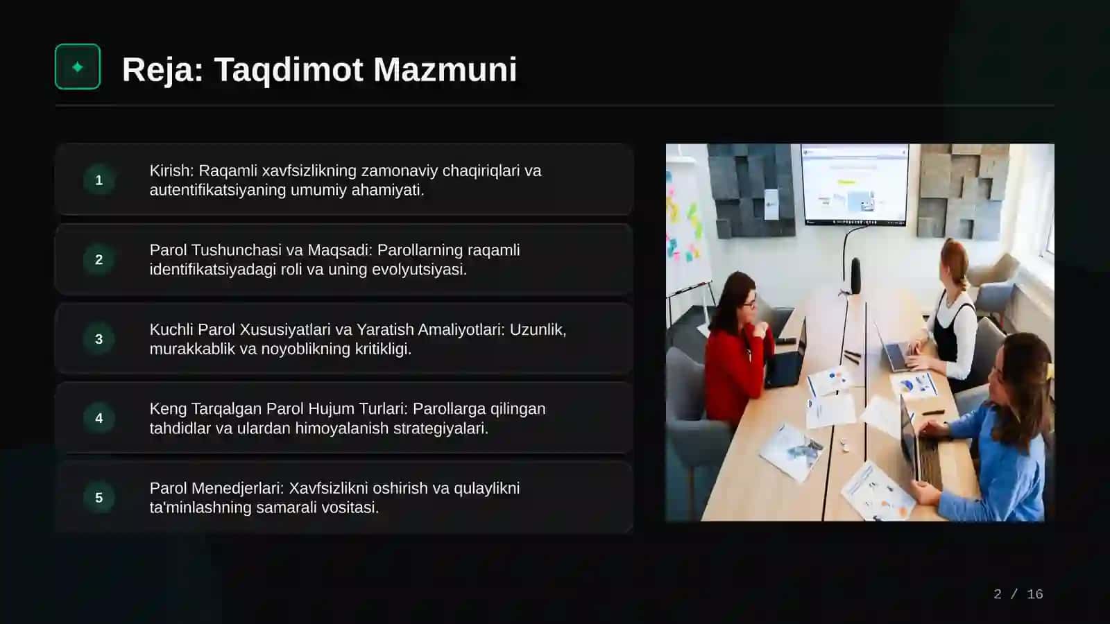 Kuchli Parollar Yaratish va Autentifikatsiya Usullari 2