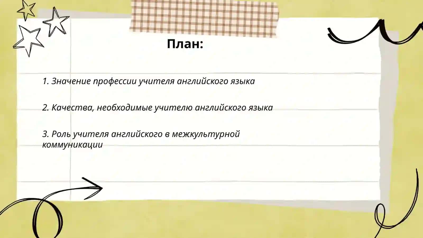 Моя будущая професиия-учитель английского языка 2