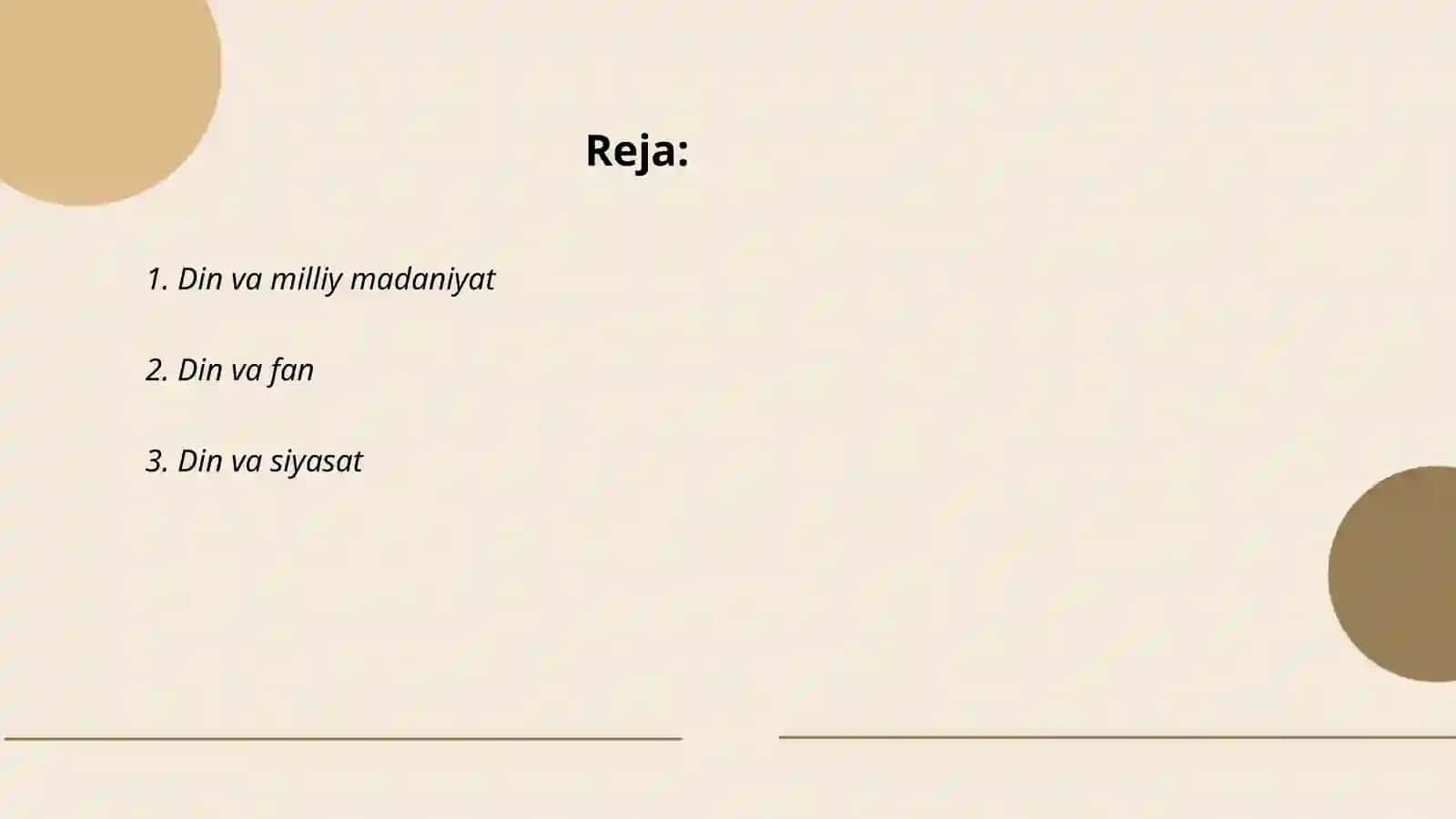 Din va milliy madaniyat 2