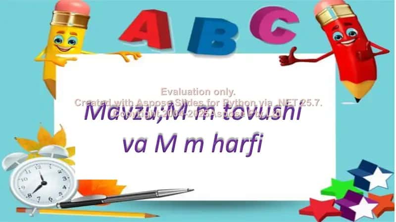 Alifbe darsidan bir soatlik ochiq dars ishlanmasi 2