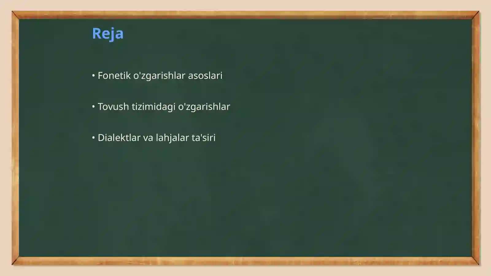 Fonetik o'zgarishlar 2