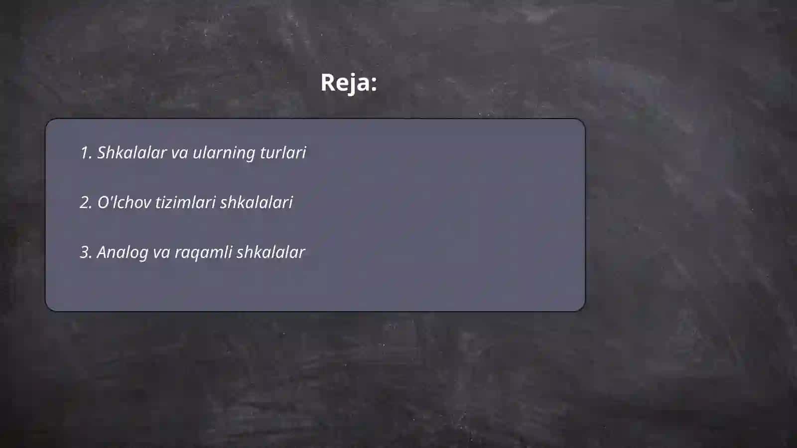 Sensor shkalalar 2