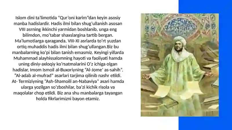 Imom al-Buxoriy, At-Termiziyning Ta'lim-tarbiyarivojlanishidagi xizmatlari 2