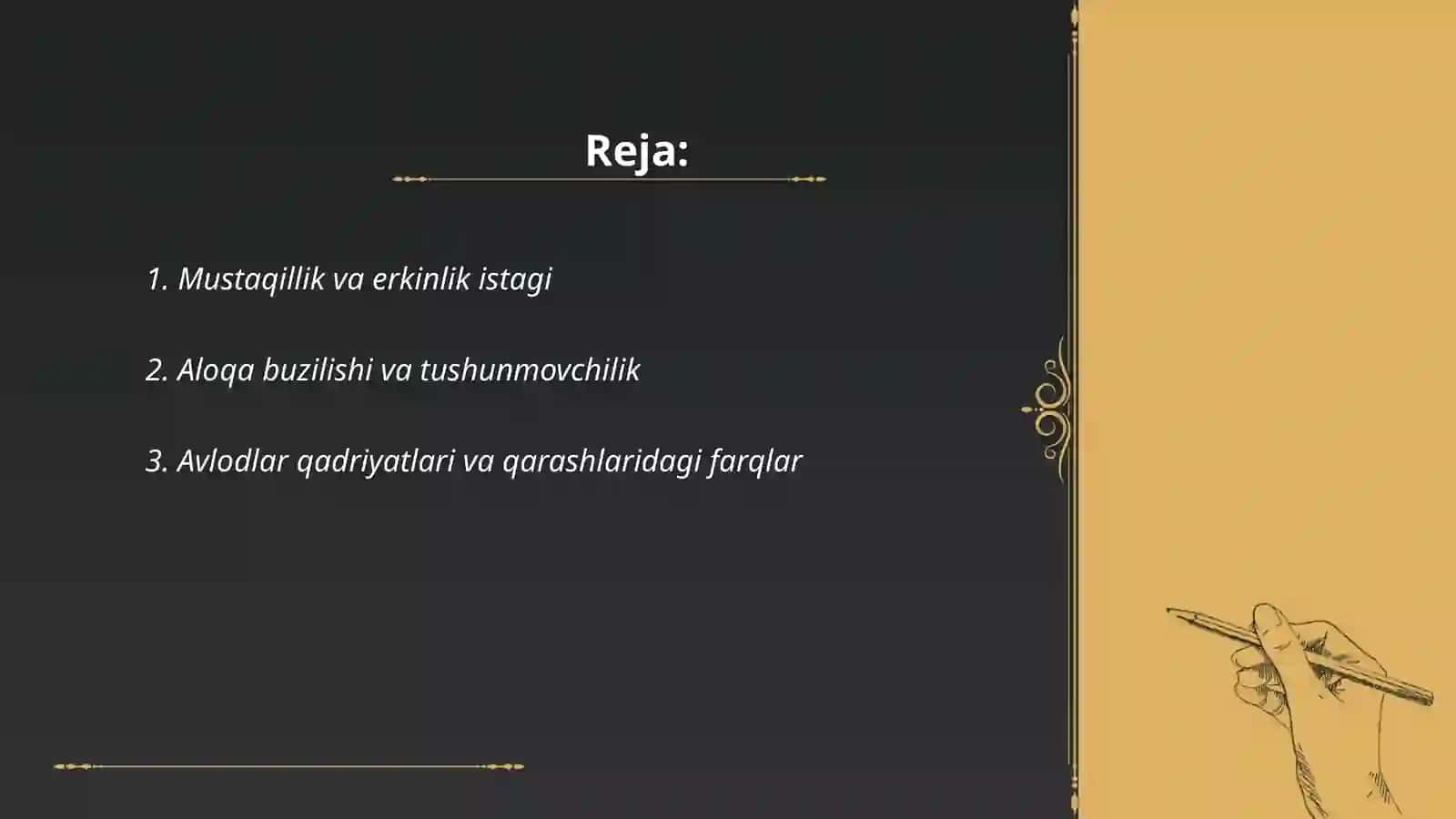 O'smirlar va kattalar o'rtasida yuzaga keladigan nizolarning asosiy sabablari 2