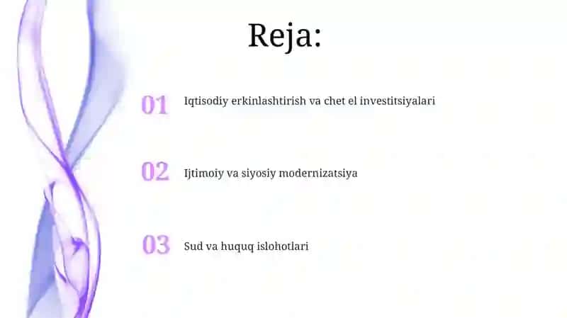 Davlat boshqaruvi islohoti 2