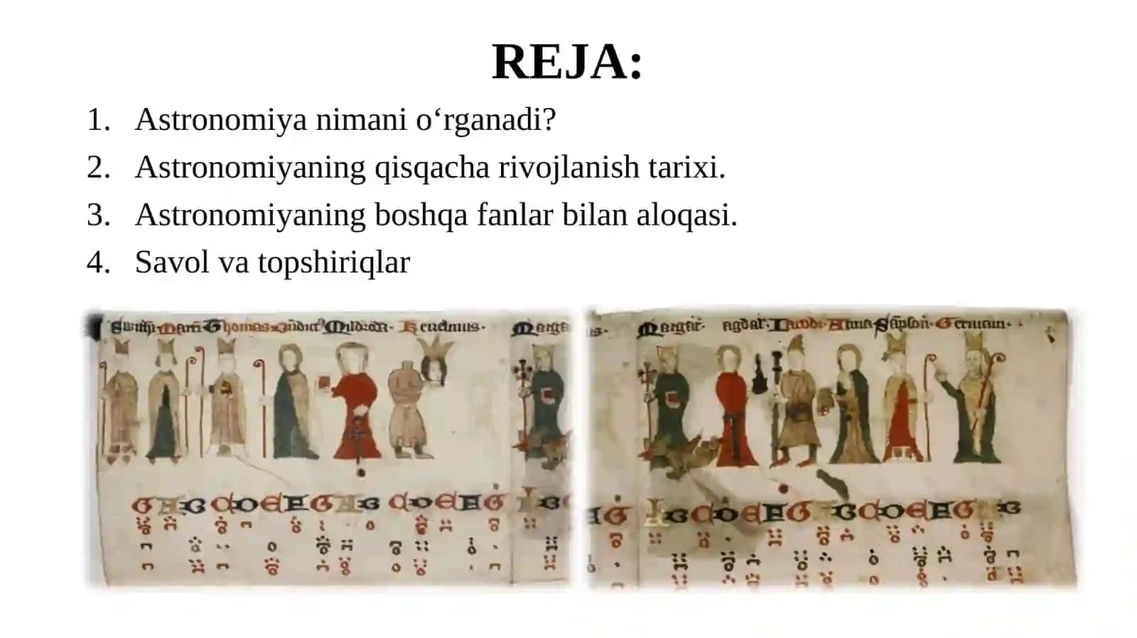 11-sinf Astronomiya dars ishlanma. Astronomiya nimani o'rganadi. Uning rivojlanish tarixi va boshqa fanlar bilan aloqasi 2
