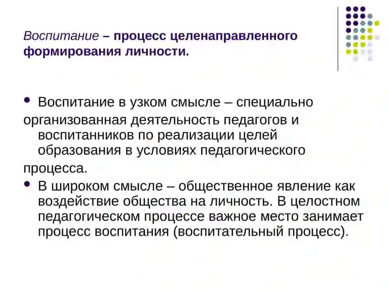 Воспитательный процесс 2