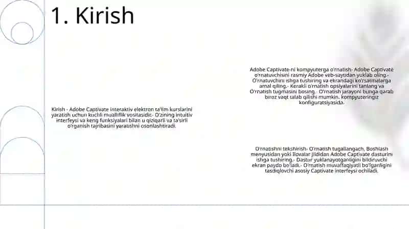 Adobe Captivate Dasturini Kompyuterga O’Rnatish 2