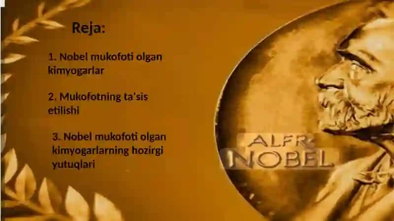 Kimyo sohasidagi Nobel mukofoti sovrindorlari va yutuqlari 2