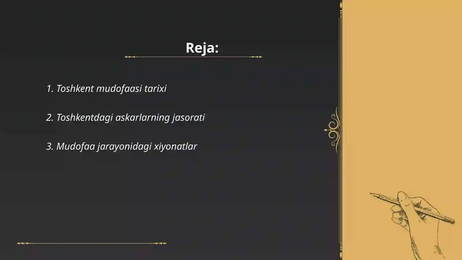 Toshkent mudofasidagi jasorat va hiyonat 2