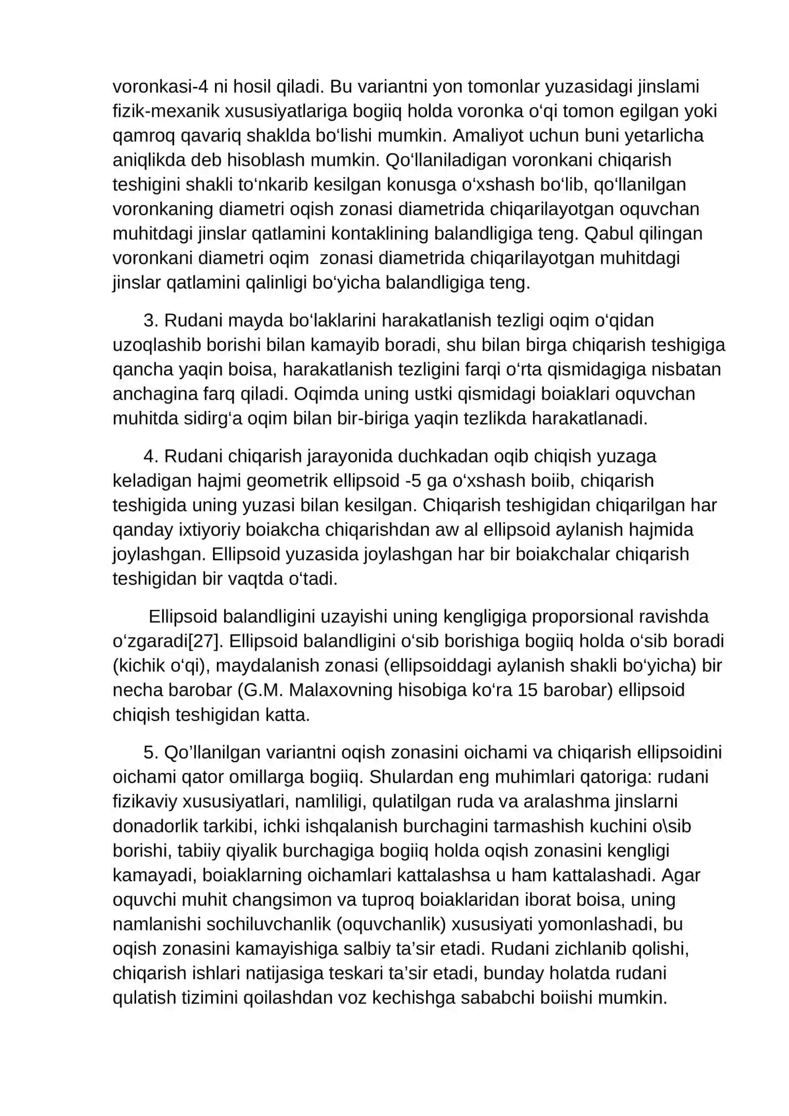 Qavat ostini qulatib qazib olish tizimi 2