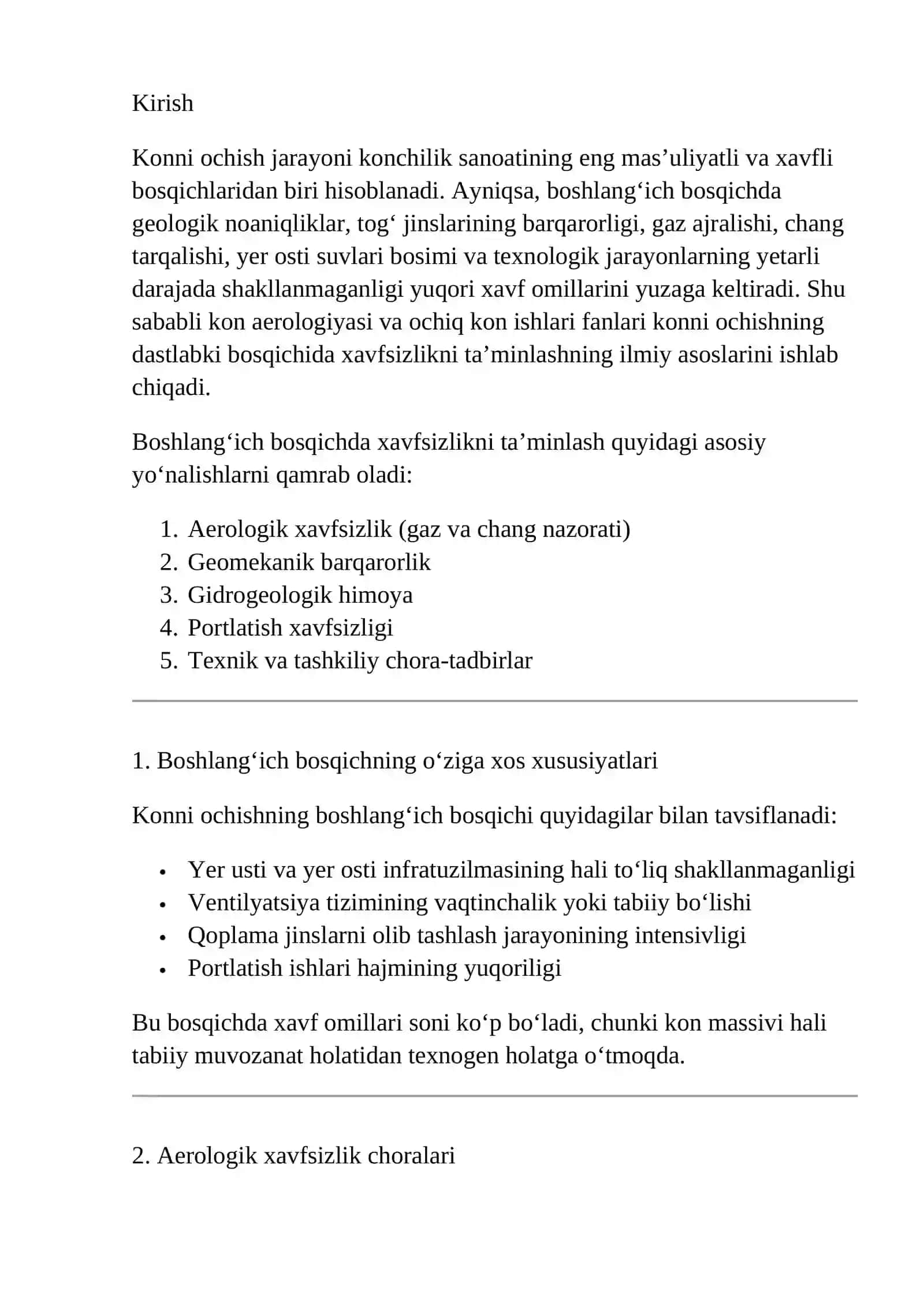 KONNI OCHISHNING BOSHLANG‘ICH BOSQICHIDA XAVFSIZLIK CHORALARI 2
