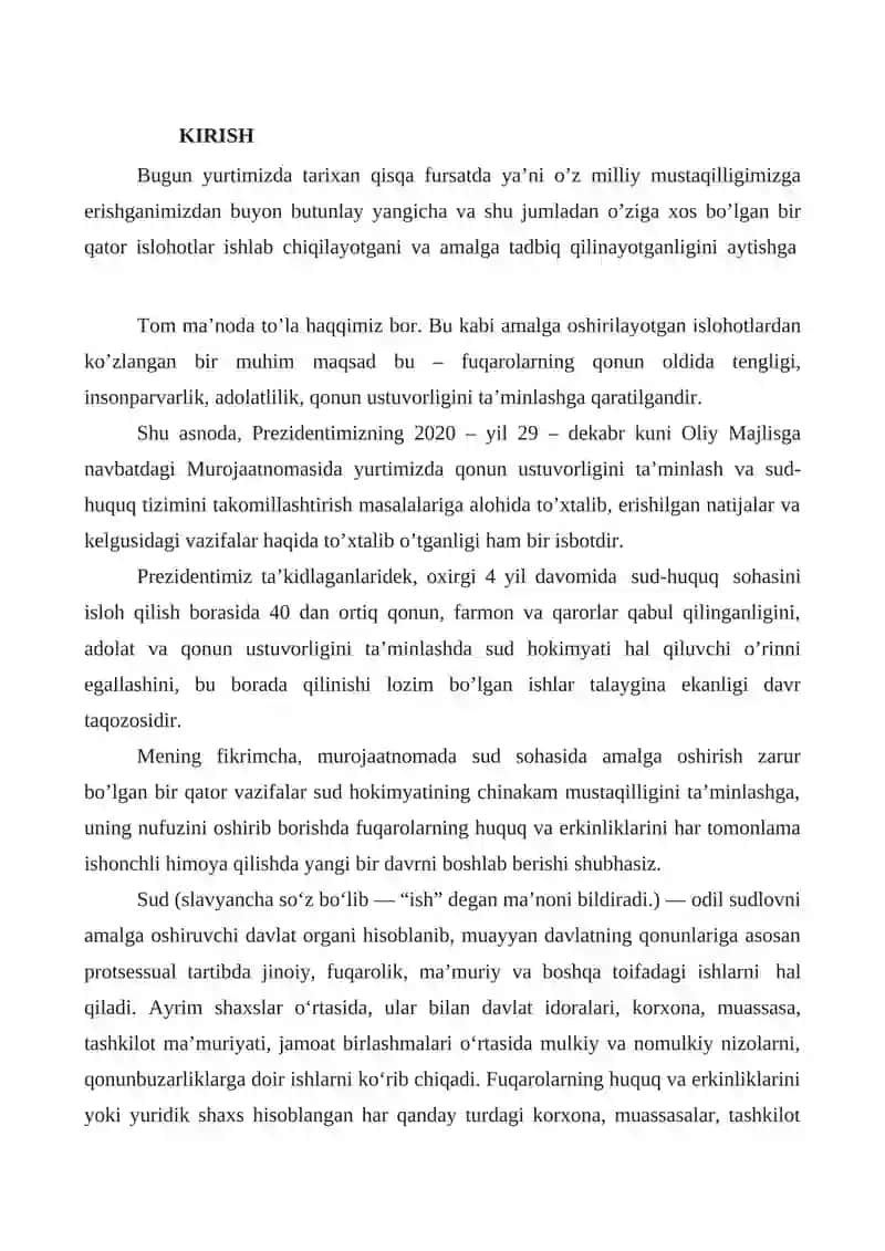 O‘zbekistonda sud - huquq tizimi 2