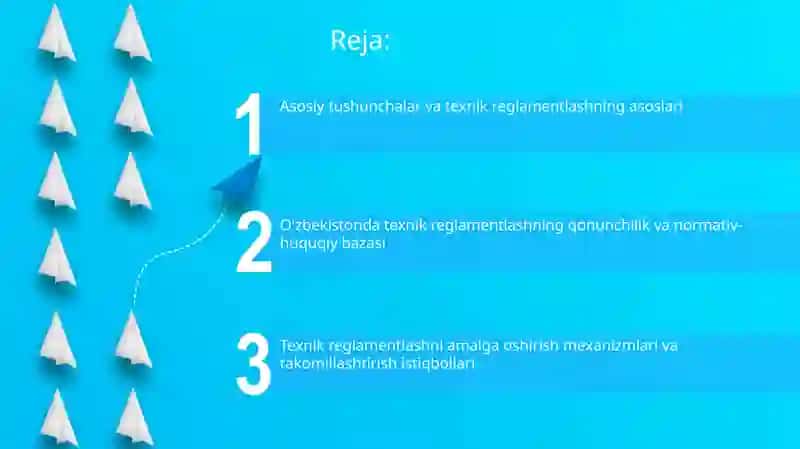 Texnik tartibga solishning qonunchilik-me'yoriy asosi 2