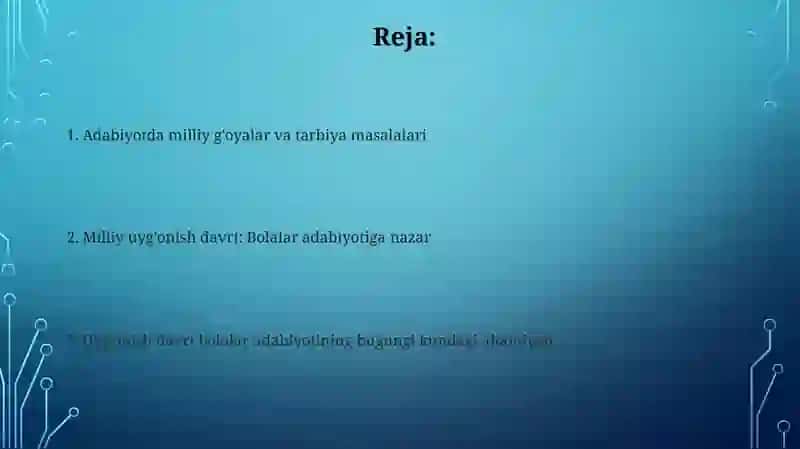 Milliy uygʻonish davri oʻzbek bolalar adabiyoti 2