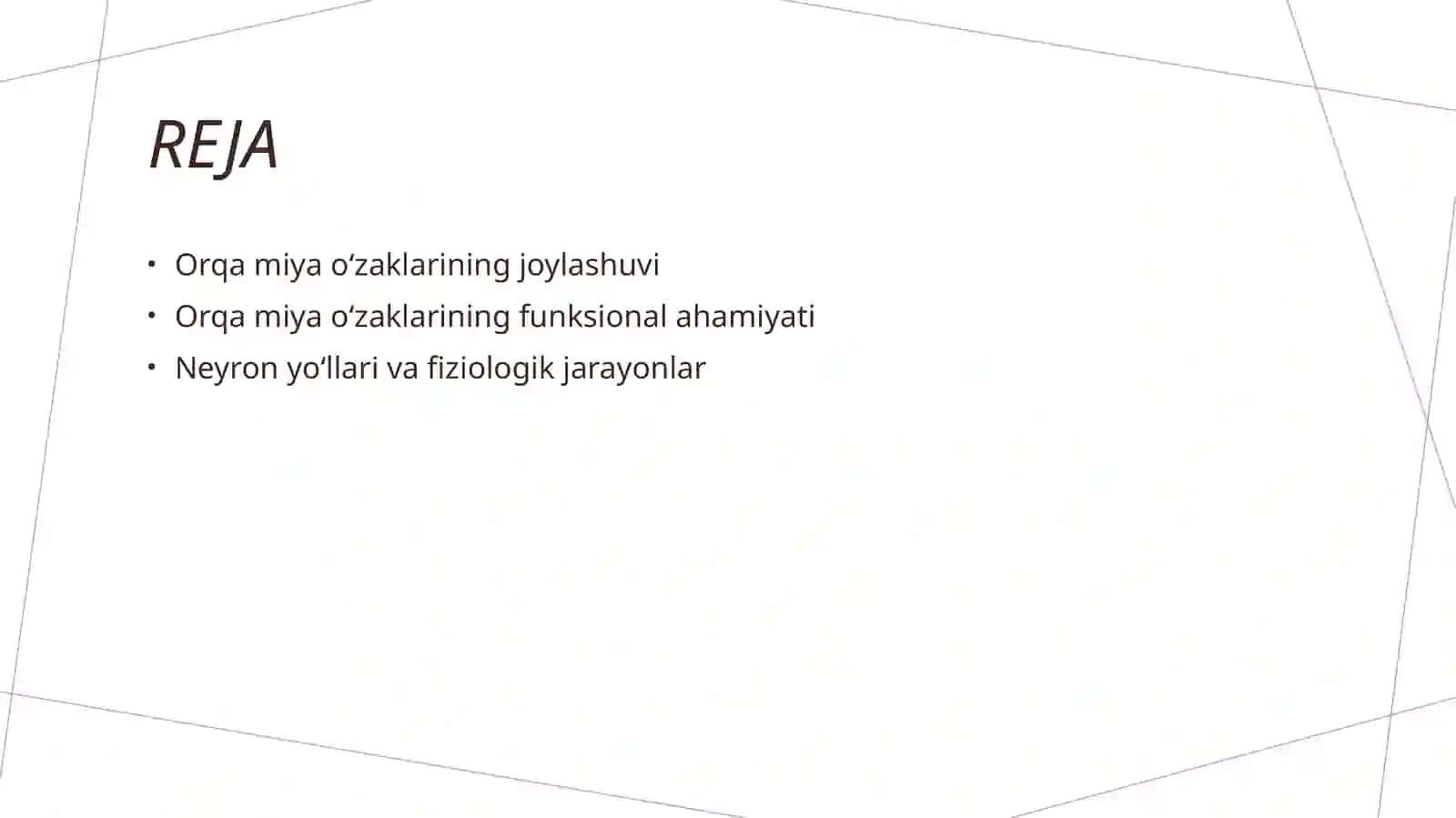 Orqa miya oʻzaklarining joylashuvi va ularning ahamiyat 2