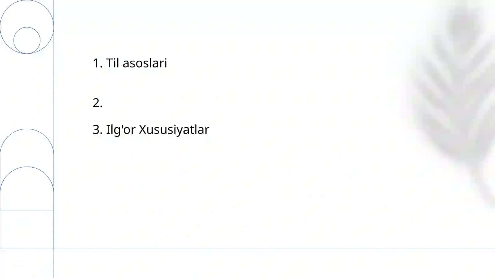 Javascript dasturlash imkoniyatlari 2