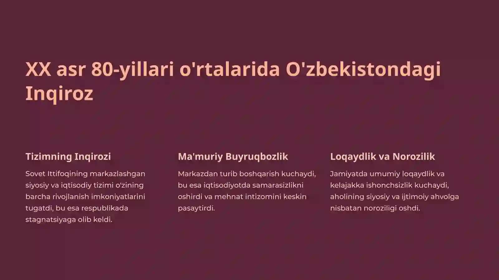 O'zbekiston mustaqillikka erishish jarayoni 2