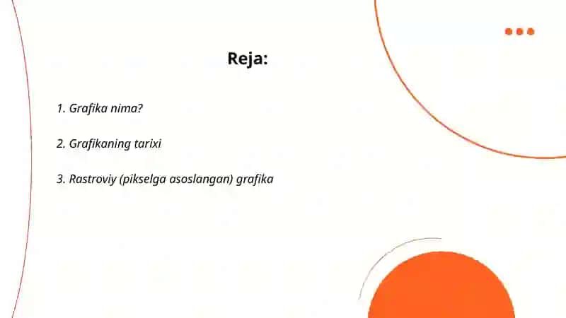 Grafika haqida maʼlumot 2