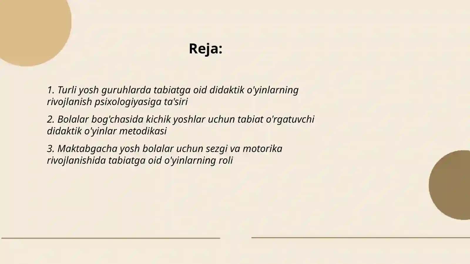 Turli yosh guruhlarda tabiatga oid didaktik o'yinlarning ahamyatini yoritish 2