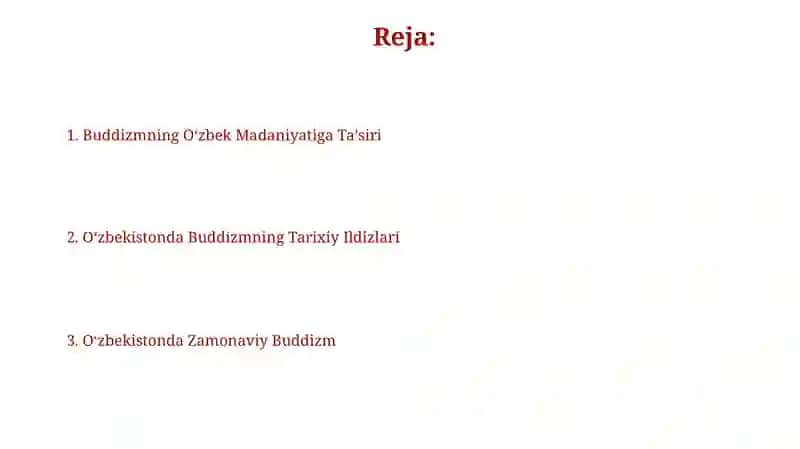 Oʻzbekistonda buddaviylik dinining tarixiy ildizlari va hozirgi zamon 2